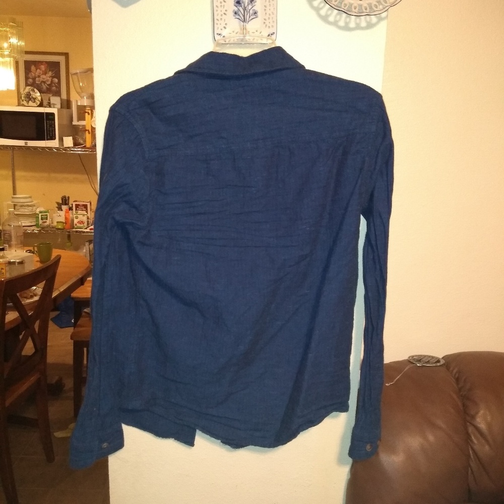 Blue button down - Picture 2 of 2